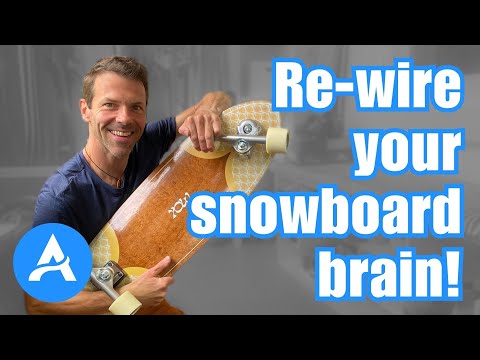 Use a surfskate to re-wire body and mind and maintain snowboard movement throughout summer @YOWSurf