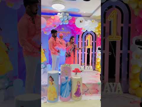 Butterfly Theme | First Birthday Party Decoration | Baby Girl Birthday Decor