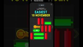 18 November Mini Game 100% Easily Solved Today | Hamster Kombat Mini Game 18 November | Mini Game