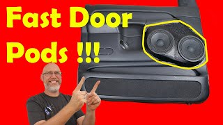 The worlds EASIEST car audio door pods!   Custom dual 6.5 #caraudio #doorpods