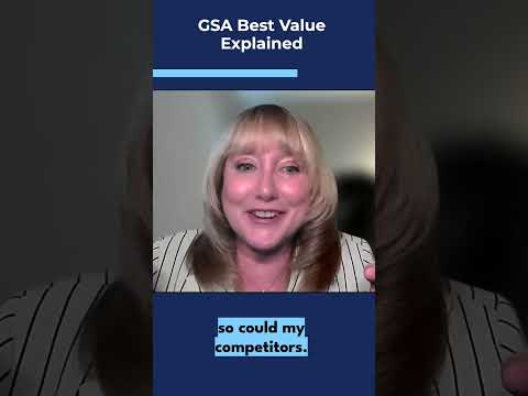 GSA Best Value Explained #smallbusiness #govcon