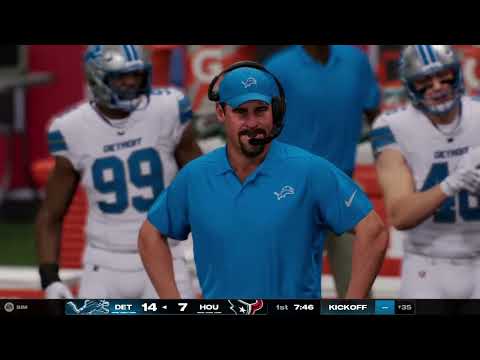 🏈 Texans vs Lions | NFL Sunday Night Football 🔥 - Madden 25 Gameplay on PS5 | Mundo Gamer Brasil