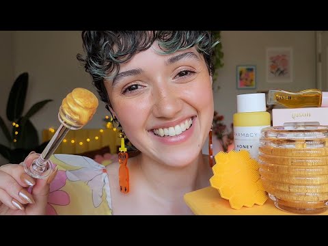 ASMR 🍯 Honey Glow Spa Treatment (layered sounds, skincare rp, personal attention)