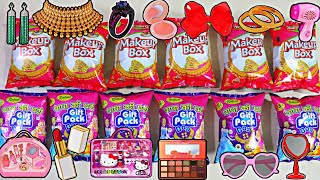 makeup box snacks Vs papa ki pari snacks with free gifts and jewellery inside moj ho gai aaj to 🥰😍