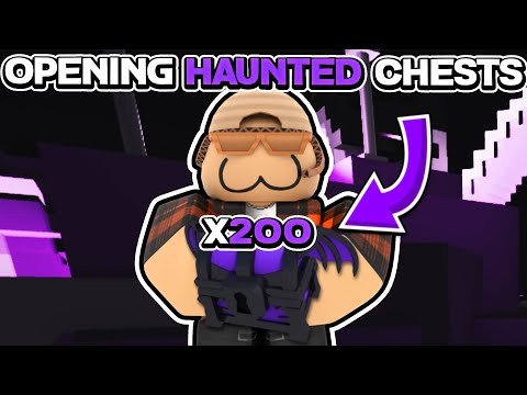 OPENING 200 HAUNTED CHESTS IN ROBLOX RIVALS! + SHOWCASE