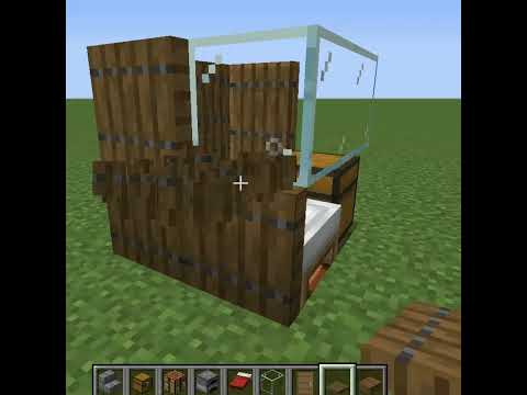 Minecraft: Smallest House in Minecraft (Tutorial) #shorts