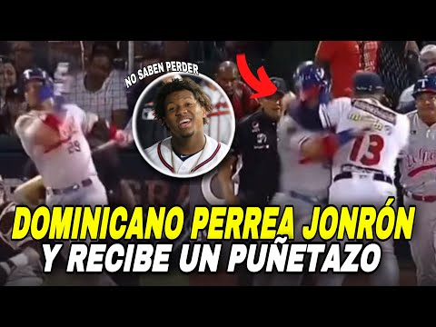 DOMINICANO NOQUEADO POR PERREO QUE MOLESTÓ A ASDRÚBAL CABRERA, BENCH CLEARING - BASEBALL EX MLB