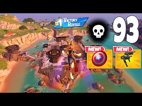 93 Elimination Solo Vs Squads "Zero Build" Gameplay Wins (Fortnite chapter 5)