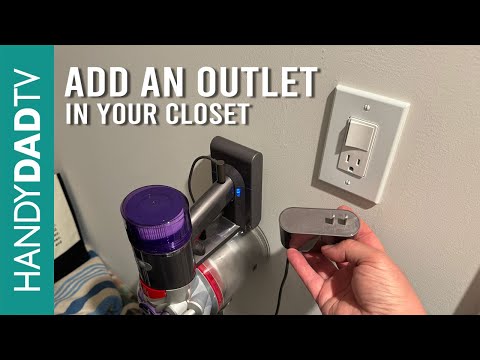 Add an Outlet in a Closet the EASY way