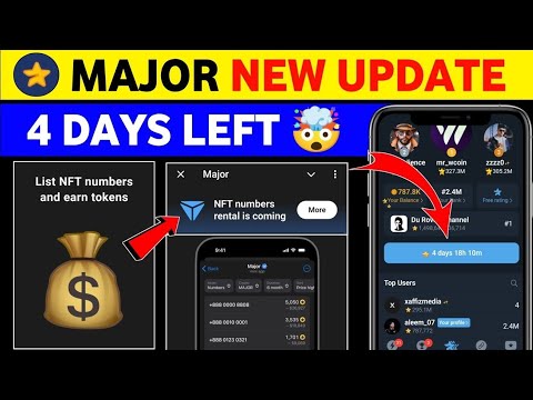 Major NFT Numbers Rental is coming | Major airdrop listing date | Major new update today | Major NFT