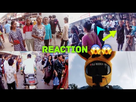 Diwali market reaction bunny helmet 😱😱||market mai ho gaya tagda hangama socha nahi tha asa hoga