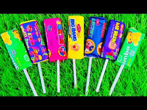 Some popular Candies in the World | New Milk Bottle | mini Cooking | Ice Cream Pop It | Asmr Coca