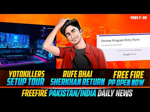 How To Join Partner Program - Sher Khan Coming - Yoto Killer Setup Tour - Play And Win 10M - FF News