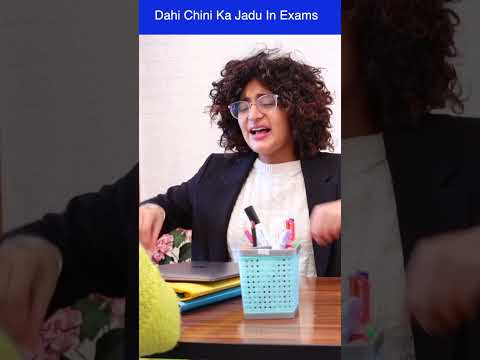 Dahi Chini Ka Jadu In Exams | Miss Anand Shorts | #shorts