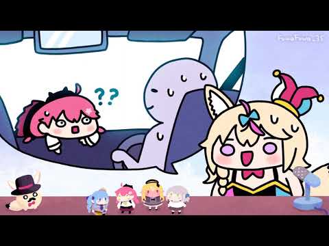 Polka imitates 26 holomems version of GPS【Hololive Animation｜Eng sub】