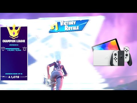 Fortnite Nintendo Switch Pro Arena Gameplay! (12,000 points)