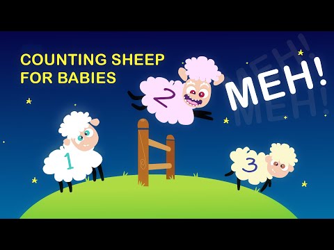 Fun Counting Sheep To Sleep | Baby Sensorial | Sheep Jumping Fence  | NERONI Kids