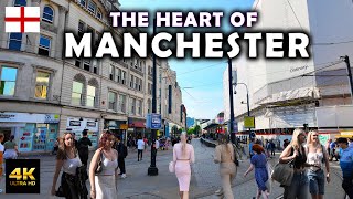 Manchester City Centre in UK 🇬🇧 Walking Tour