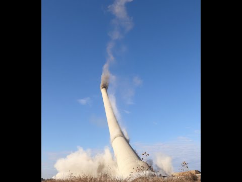 Aerial Footage of Widows Creek Fossil Plant Implosion