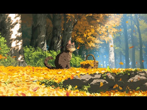 Autumn Forest 🍂 lofi hip hop radio 💤 beats to sleep/chill to || Lofi With My Cat