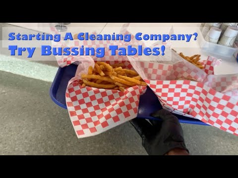 Is Bussing Tables Considered A Cleaning Service? - Starting A Cleaning Business