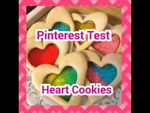 PINTEREST TEST - Valentine's Day Edition Stained Glass Cookies