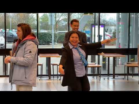 Burger King Boss Dances For Her Diners