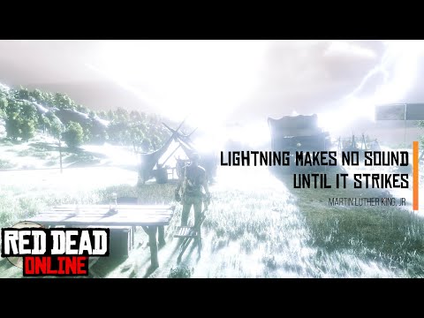 Lightning Strike RDR2 - Realism At Its Best - Red Dead Redemption 2