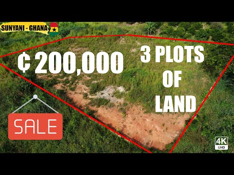 3 Plots of Land For Sale Ȼ200000 at New Town Sunyani Ghana 4K