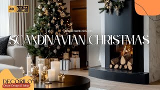 Elegant Scandinavian Christmas Decor: Where Nordic Charm Meets Luxury Glam