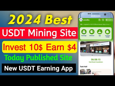 New Usdt Mining Site Today | Daily Earn Money | Free Trx Mining Site | Usdt Earning Site | Earn Usdt