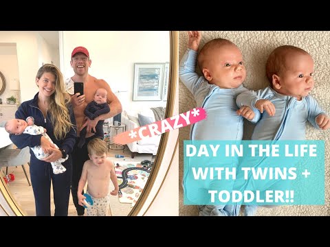 REALISTIC day with newborn twins (day in the life of newborn twins)!