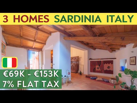 3 HOMES in SARDINIA ITALY | Beautiful Italian HOUSES for SALE