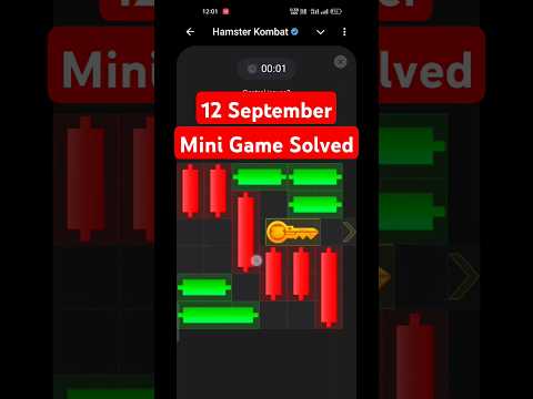 #12Sept Today Daily Mini Game | Hamster Kombat Daily Combo Card | hamster Cipher Code 12 September