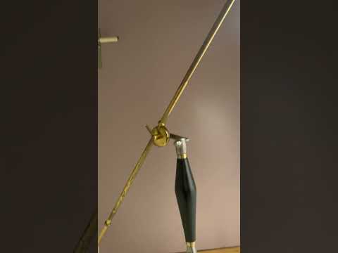 The most amazing swedish modernist floor lamp - am industrially looking 1950's counterweight lamp