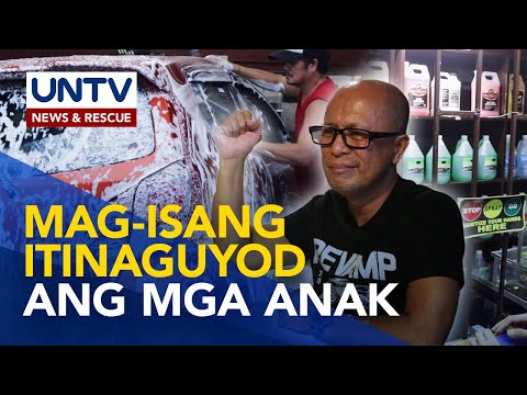 Ama, mag-isang itinaguyod ang mga anak sa pamamagitan ng car wash business | Laban Lang