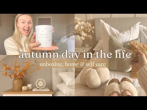 HELLO OCTOBER | home & fashion unboxing, gardening & cosy autumn day in the life vlog