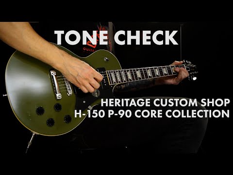 TONE CHECK: Heritage Custom Core H-150 P90 Guitar Demo | Cream City Music