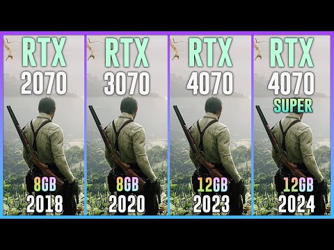 RTX 2070 vs RTX 3070 vs RTX 4070 vs RTX 4070 SUPER - Test in 20 Games