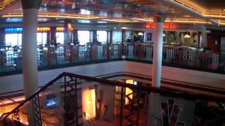 Wandering inside and outside norwegian star Cruise Ship in Copenhagen, Denmark