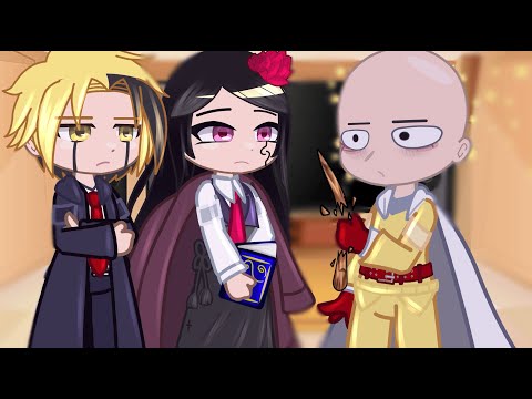 Divine Visionaries React To Saitama As Mash's Ancestor || Mashle || Gacha React