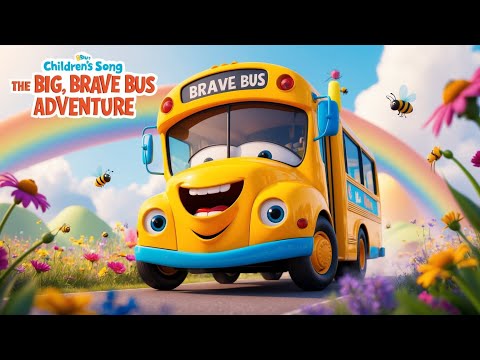 The Big, Brave Bus Adventure! 🚍✨ | Fun Kids Song & Colorful Adventure | Dreamland Kids Songs