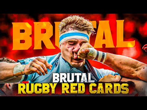 BANNED From Playing Rugby | The Most Brutal Rugby RED CARDS