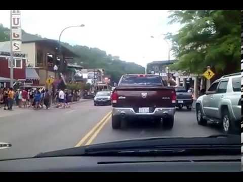 Kyle Driving Thru Gatlinburg TN, Stuck In Traffic