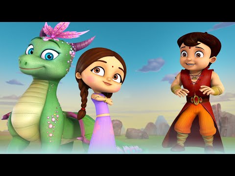 Super Bheem - Chutki's new Dragon Friends | Animated cartoons for kids | Stories for Kids