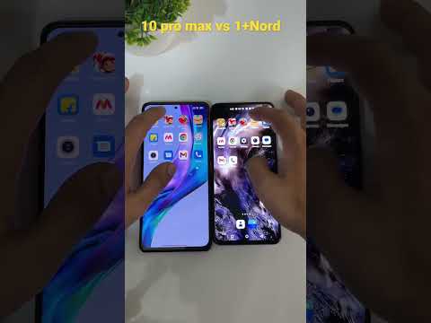 Redmi Note 10 pro max vs Oneplus Nord // Speed Test #shorts