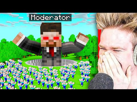 ZBUNTOWANY MODERATOR *PRANK* na WIDZU XD | Minecraft Extreme