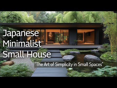 Explore the Elegance of Japanese Black Minimalist  Small House Architecture