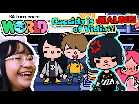 Cassidy JEALOUS of VIDIA?!! - Toca Life World