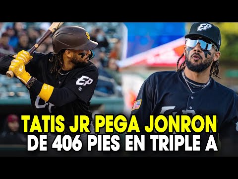 FERNANDO TATIS JR PEGÓ ENORME JONRÓN EN TRIPLE A, TATIS JR FIRST HOME RUN - MLB PADRES